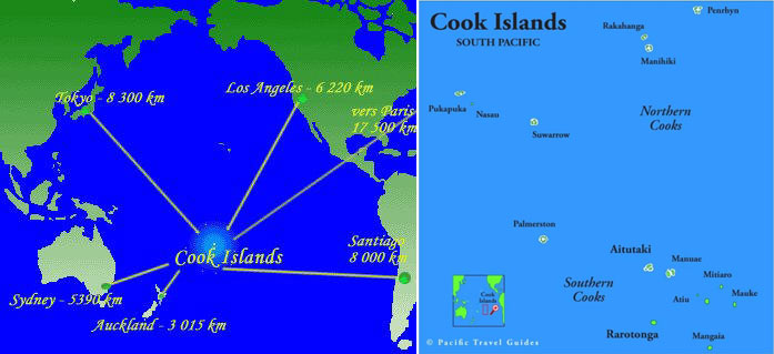 Dove si trovano le Isole Cook