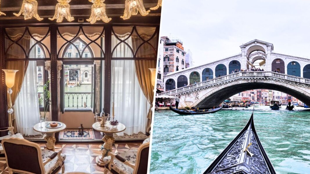 Hotel a Venezia con vista canal Grande